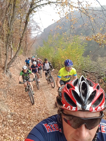Escursione in mountain bike sui sentieri di Rocca Canavese (foto A. Lajolo 2017)