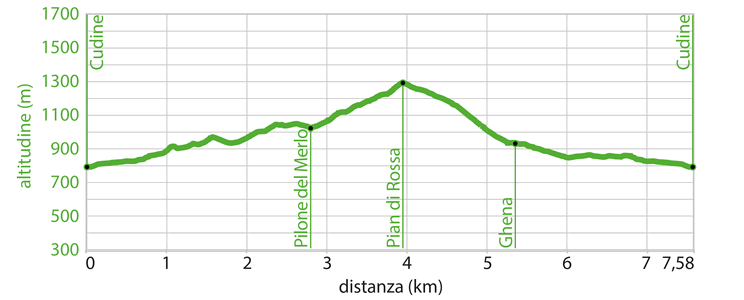 Profilo altimetrico - Itinerario wk.17