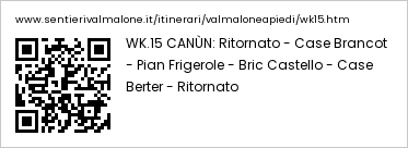 QR Code - Itinerario WK.15