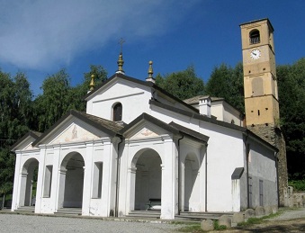 5 - Il Santuario della Nostra Signora dei Milani (890 m) sopra Forno Canavese